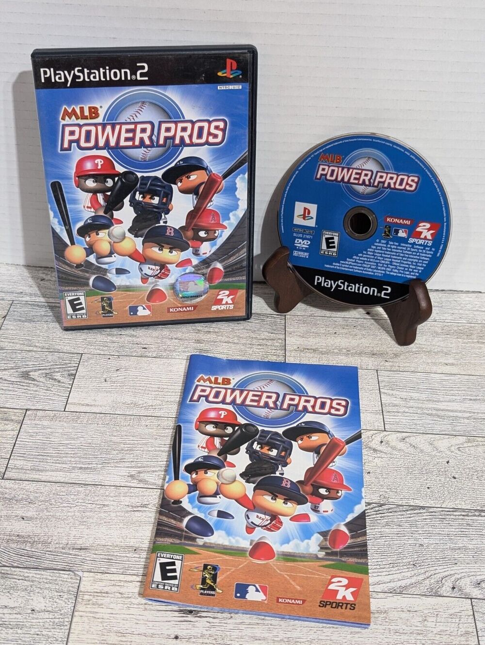 MLB Power Pros (Sony PlayStation 2, 2007) PS2 Black Label CIB Tested